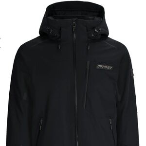 Spyder Mens Leader Ski Jacket - XL - Black - Like New
